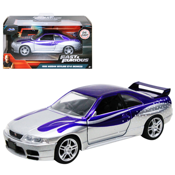 Đồ Chơi Xe Mô Hình Fast & Furious - Jada Toys 24075 - 1995 Nissan Skyline GT-R R33