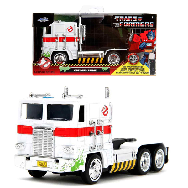 Đồ Chơi Xe Mô Hình Hollywood Rides 1:32 - Jada Toys - White Optimus Prime