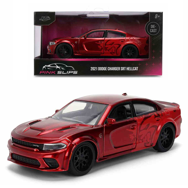 Đồ Chơi Xe Mô Hình Pink Slips 1:32 - Jada Toys 24106 - 2021 Dodge Charger SRT Hellcat