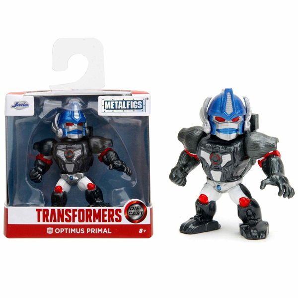 Đồ Chơi Mô Hình Sưu Tầm Transformer 6 cm - Metalfigs Single Pack - Jada Toys 85141 - Optimus Primal