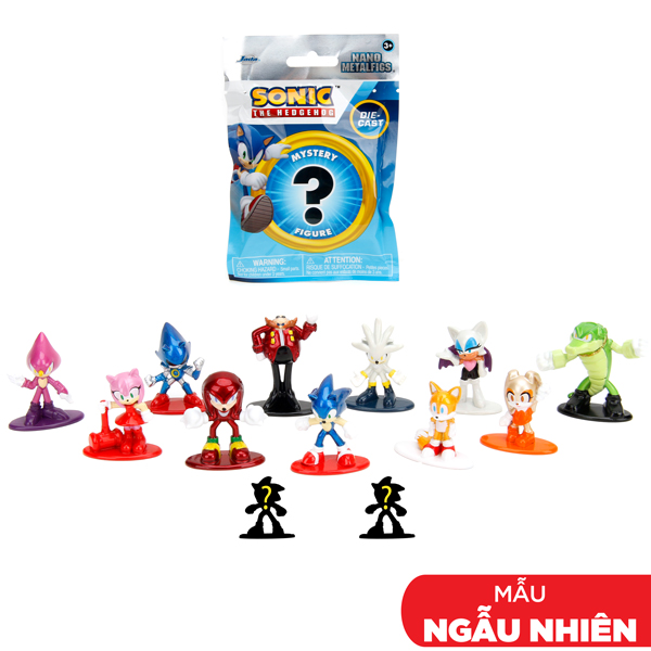 Đồ Chơi Mô Hình Sưu Tầm Sonic The Hedgehog 1.65 Inch - Nano Metalfigs Blind Bag - Jada Toys (Mẫu Sản Phẩm Bên Trong Là Ngẫu Nhiên)