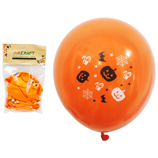 Bộ 10 Bong Bóng Trang Trí Halloween - Vinacraft HLW 25 - Mẫu 7