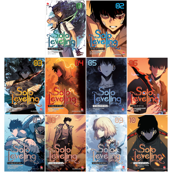 Combo Manhwa - Solo Leveling - Tôi Thăng Cấp Một Mình: Tập 1 - 10 (Bộ 10 Tập)