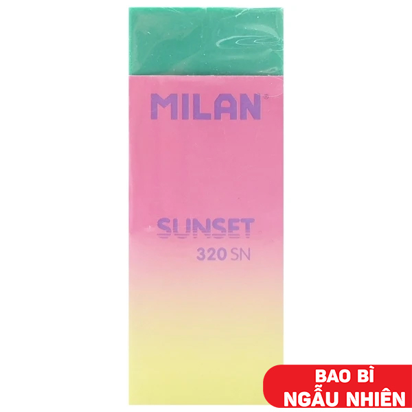 Gôm Milan Nata Sunset CPM320SN - Màu Xanh Lá (Màu Bao Bì Giao Ngẫu Nhiên)