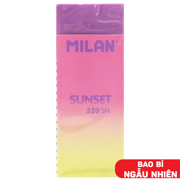 Gôm Milan Nata Sunset CPM320SN - Màu Tím (Màu Bao Bì Giao Ngẫu Nhiên)