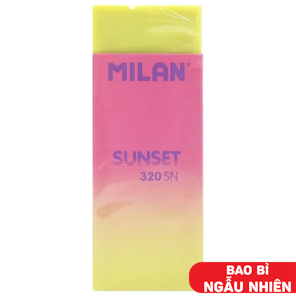 Gôm Milan Nata Sunset CPM320SN - Màu Vàng (Màu Bao Bì Giao Ngẫu Nhiên)