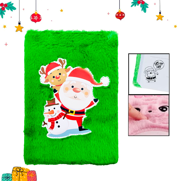 Sổ Tay Mini Giáng Sinh A5 - Kẻ Ngang - 80 Trang 90gsm - MP CH24024 - Màu Xanh Lá