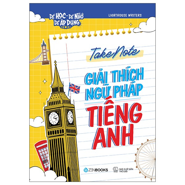 Quà Tặng Sách Takenote - Giải Thích Ngữ Pháp Tiếng Anh