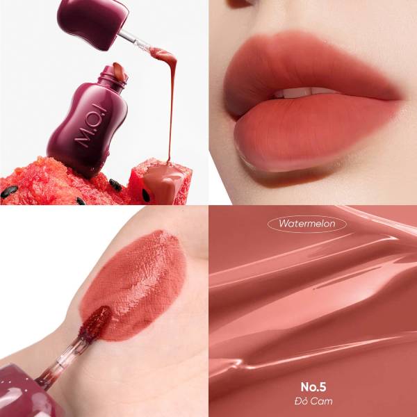 Son Tint Lì Soft Power 4gr - M.O.I #05 - Đỏ Cam