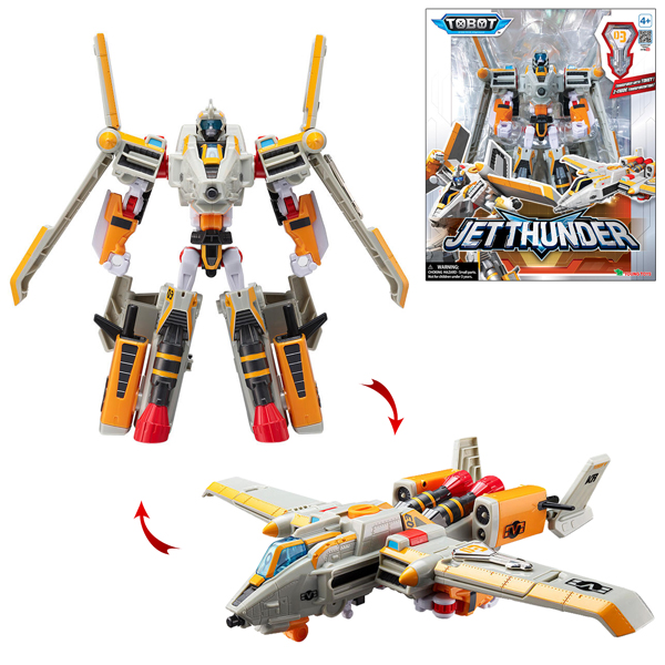 Đồ Chơi Siêu Tobot Biến Hình Cỡ Lớn - Jet Thunder Kiếm Sĩ Ánh Sáng - TOBOT 301132