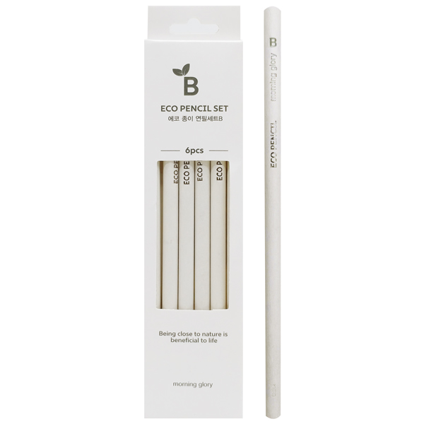 Hộp 6 Bút Chì Gỗ B Eco - Morning Glory 33313-20660