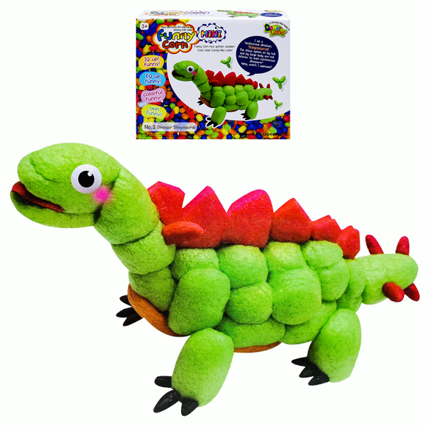Đồ Chơi Ghép Hình Funny Corn 10g - Donerland HB02512 - Dinosaur Stegosaurus