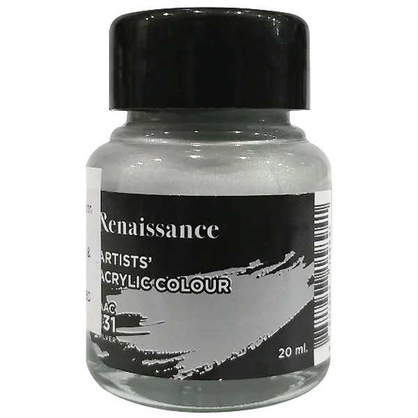 Màu Nước Renaissance 20ML Bạc Silver (BT)#131