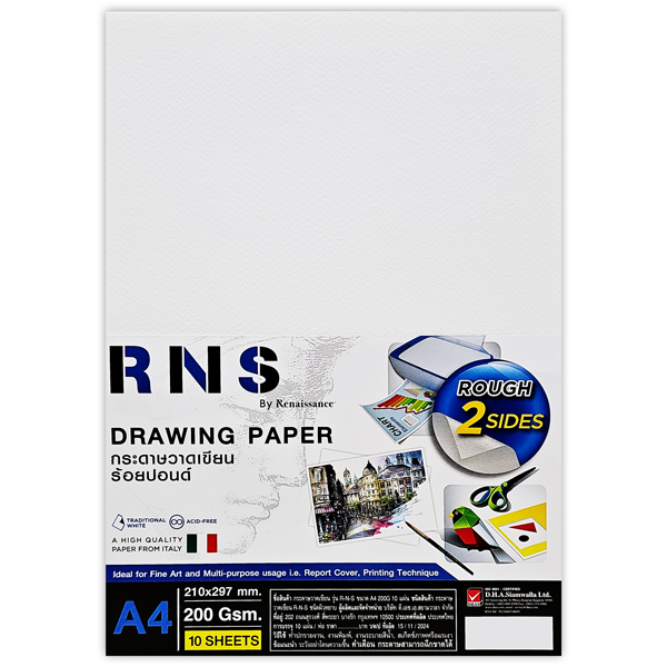 Giấy Vẽ Mặt Sần A4 - Renaissance (10 Tờ)