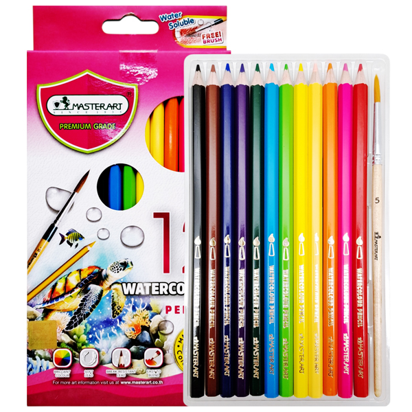 Hộp 12 Chì Màu Nước - Masterart