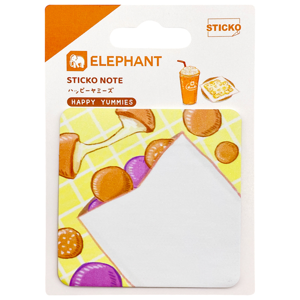 Giấy Ghi Chú Happy Yummies - Elephant (20 Tờ/Xấp) - Mẫu 4