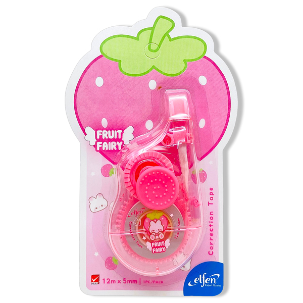 Xóa Kéo Fruit Fairy - 5mm x 12m - Elfen - Dâu Tây