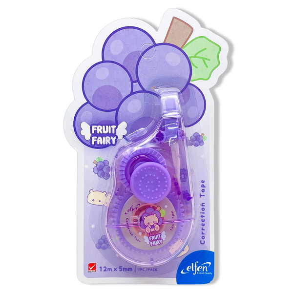 Xóa Kéo Fruit Fairy - 5mm x 12m - Elfen - Nho