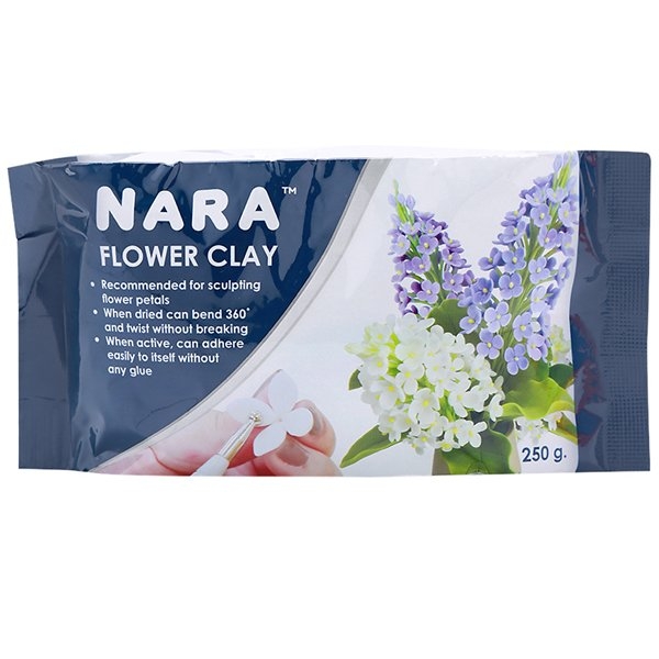 [Phiên chợ sách cũ] Bịch Đất Nặn Sáng Tạo Làm Hoa Đất NARA FW-250 (250g)