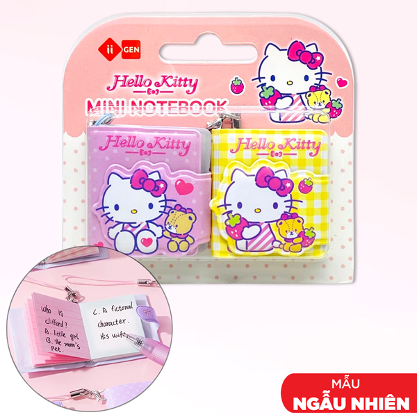 Bộ 2 Sổ Teen Hello Kitty - iiGEN IG5721 (Mẫu Màu Giao Ngẫu Nhiên)