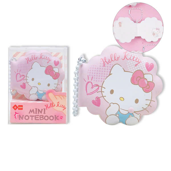 Sổ Tay Bỏ Túi Hello Kitty Hình Vỏ Sò - iiGEN IG5722 - Màu Hồng