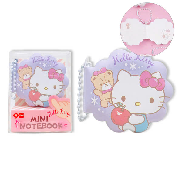 Sổ Tay Bỏ Túi Hello Kitty Hình Vỏ Sò - iiGEN IG5722 - Màu Tím