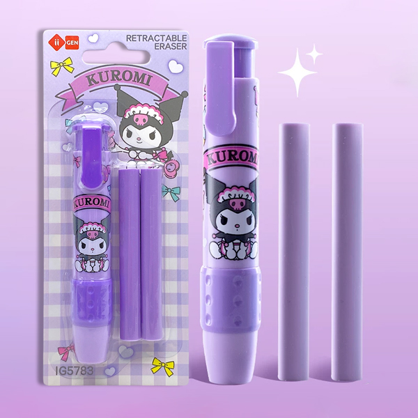 Gôm Bấm Kèm Lõi Kuromi - iiGEN IG5783