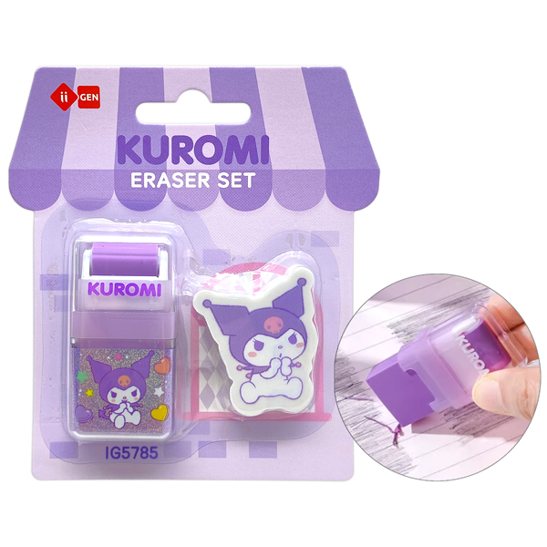 Gôm Tẩy Con Lăn Kuromi - iiGEN IG5785