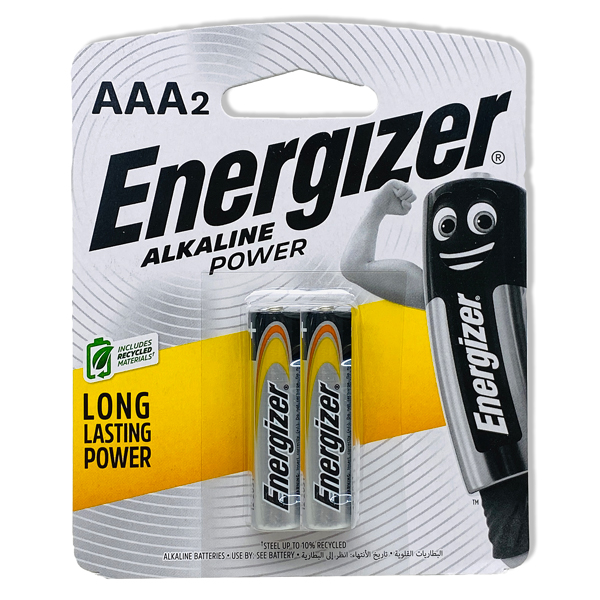 Vỉ 2 Pin Alkaline Power AAA BP2 1.5V - Energizer PVN707