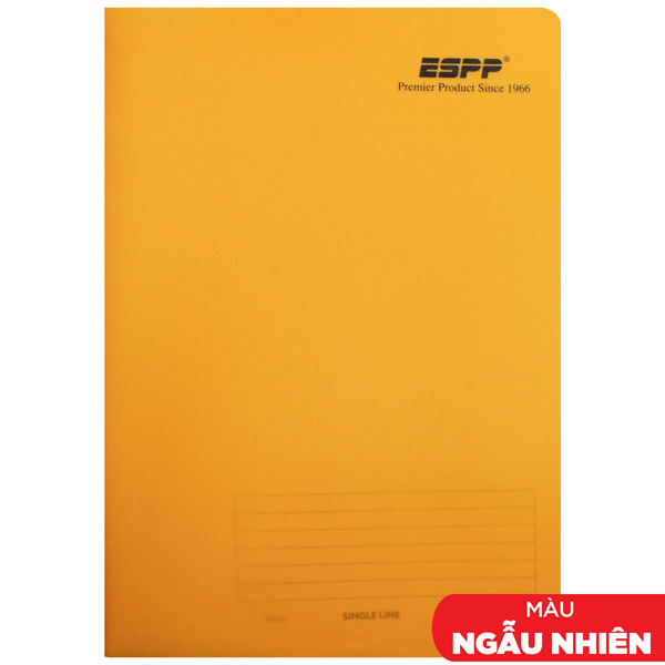 Sổ ESPP A4 80P - Mẫu 3 - Màu Cam (Sắc Độ Màu Giao Ngẫu Nhiên) - FAHASA.COM