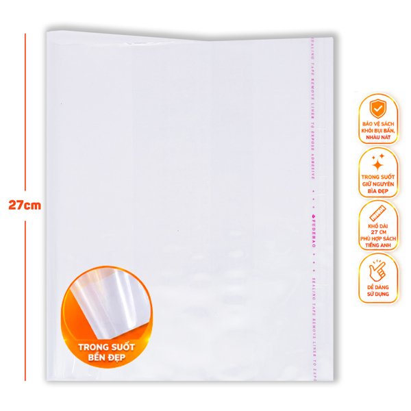 Bao Sách Tiếng Anh - 27 x 21 cm