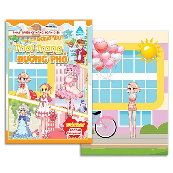 Sách Bóc Dán Thông Minh - Phát Triển Kỹ Năng Toàn Diện - Trò Chơi Đóng - Minh Thông