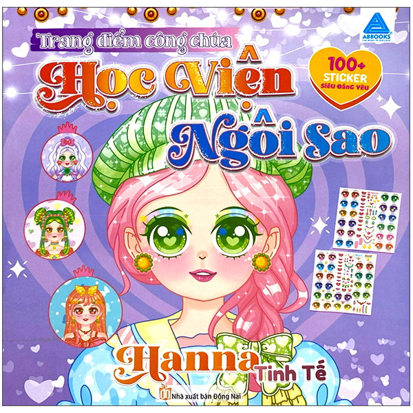 Sách Học Viện Ngôi Sao - Trang Điểm Công Chúa - Hanna Tinh Tế - Tiểu Tranh