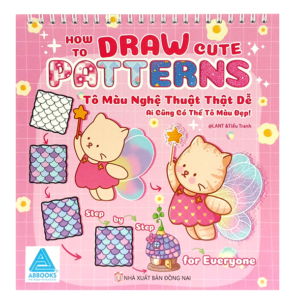 Sách How To Draw Cute Patterns - Tô Màu Nghệ Thuật Thật Dễ - Ai Cũng Có Th - Lant