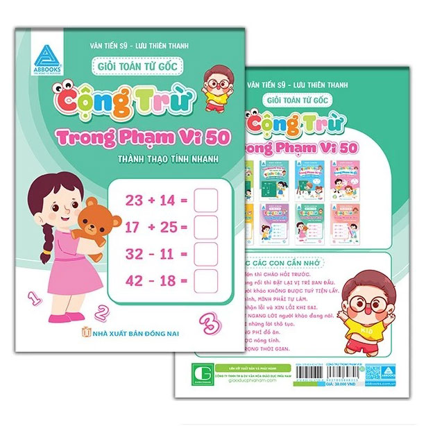 Sách Giỏi Toán Từ Gốc - Thành Thạo Tính Nhanh - Cộng Trừ Trong Phạm V - Văn Tiến Sỹ