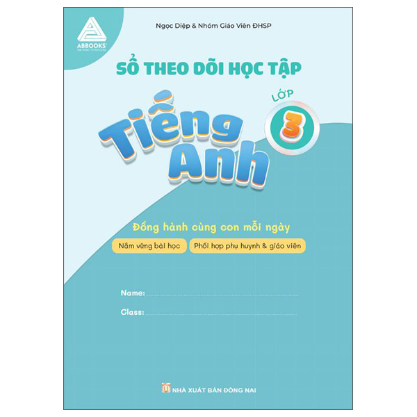 Sổ Theo Dõi Học Tập - Tiếng Anh Lớp 3 - Đồng Hành Cùng Con Mỗi Ngày