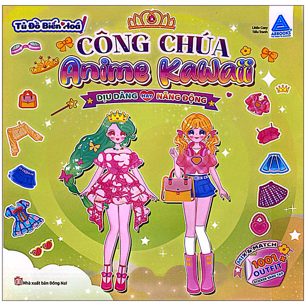 Tủ Đồ Biến Hoá Công Chúa Anime Kawaii - Dịu Dàng Hay Năng Động