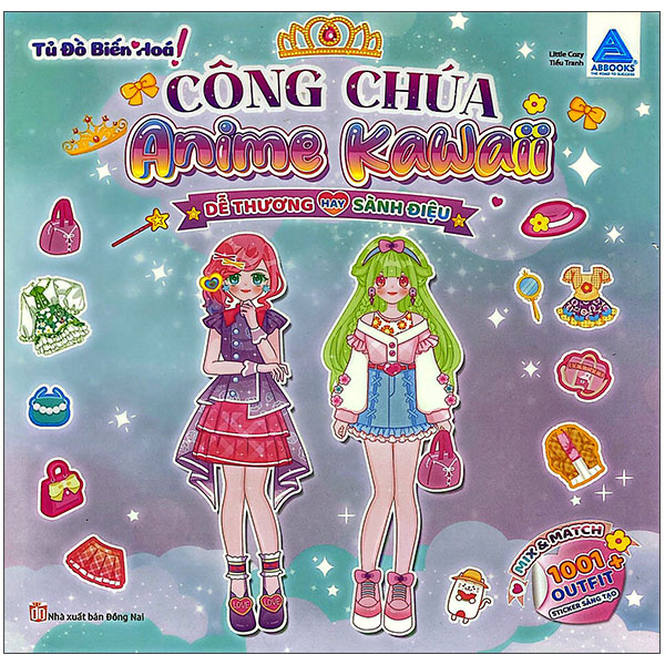 Tủ Đồ Biến Hoá Công Chúa Anime Kawaii - Dễ Thương Hay Sành Điệu