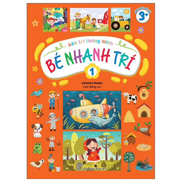 Sách Rèn Trí Thông Minh - Bé Nhanh Trí - Tập 1 - Catmint Books