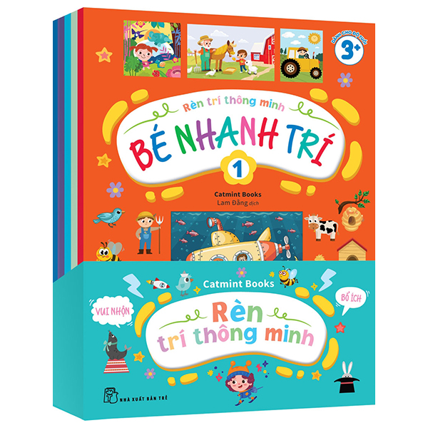 Sách Bộ Sách Rèn Trí Thông Minh 1 (Bộ 6 Cuốn) - Catmint Books