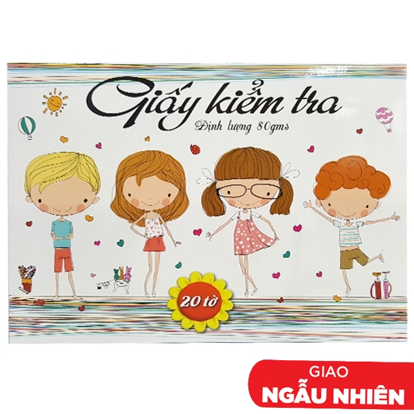 Hộp Giấy Kiểm Tra Kẻ Ngang (20 Tờ/Hộp) (Mẫu Bao Bì Giao Ngẫu Nhiên)