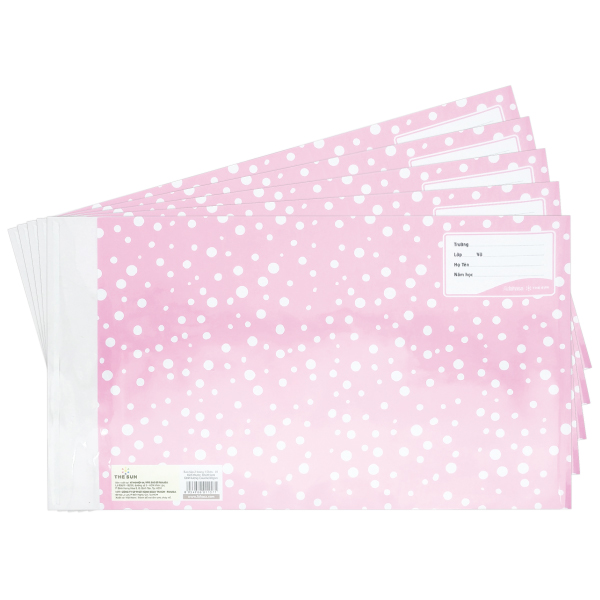 Giấy Bao Tập 2 Trong 1 Bìa Kiếng Dots 205 x 160 mm - The Sun 01 (5 Tờ/Xấp)