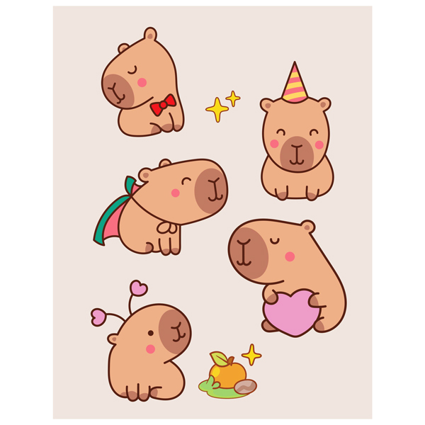 Tập Học Sinh Capybara - 5 Ô Ly - 96 Trang 120gsm - The Sun 01