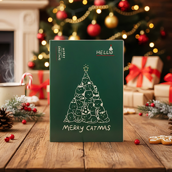 Sổ Note Christmas Cat-Dog - Kẻ Ngang - 144 Trang 100gsm - The Sun 02