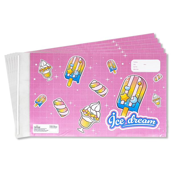 Bao Tập 2 Trong 1 Ice Dream - The Sun (5 Tờ/Xấp) - Bubblegum