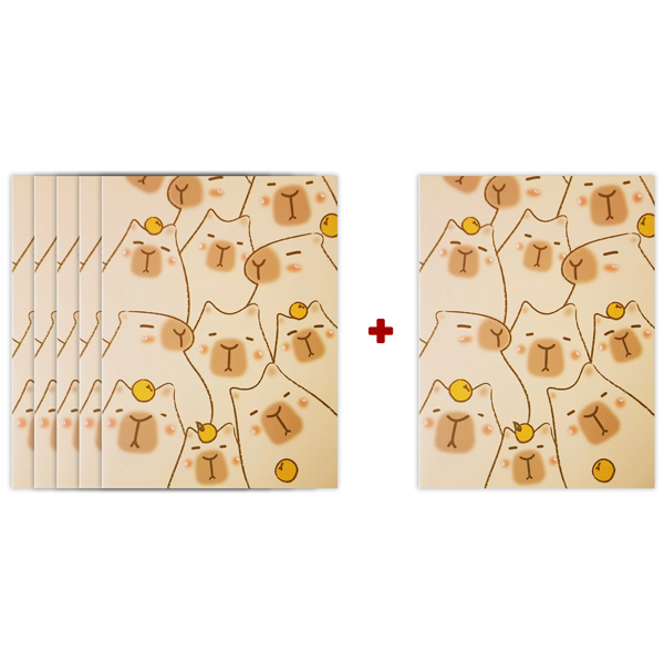 [MUA 5 TẶNG 1] Tập Học Sinh Capybara - 4 Ô Ly - 200 Trang 70gsm - The Sun - Mẫu 1