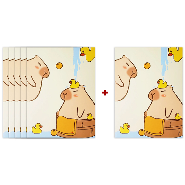 [MUA 5 TẶNG 1] Tập Học Sinh Capybara - 4 Ô Ly - 200 Trang 70gsm - The Sun - Mẫu 2