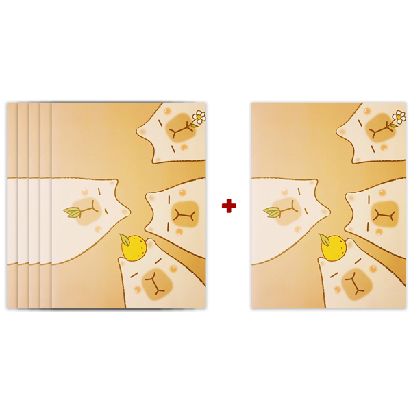 [MUA 5 TẶNG 1] Tập Học Sinh Capybara - 4 Ô Ly - 200 Trang 70gsm - The Sun - Mẫu 3