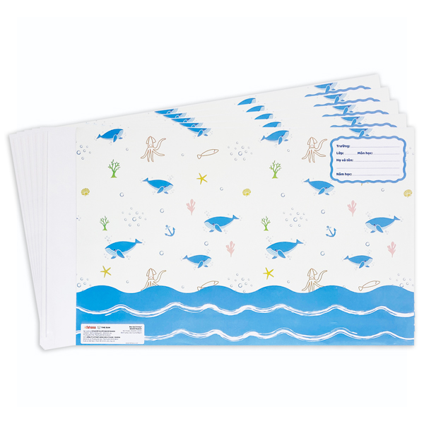 Bao Tập 2 Trong 1 Ocean Tales - The Sun 01 (5 Tờ/Xấp)