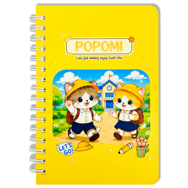 Sổ Lò Xo Teen Popomi A6 - The Sun 01